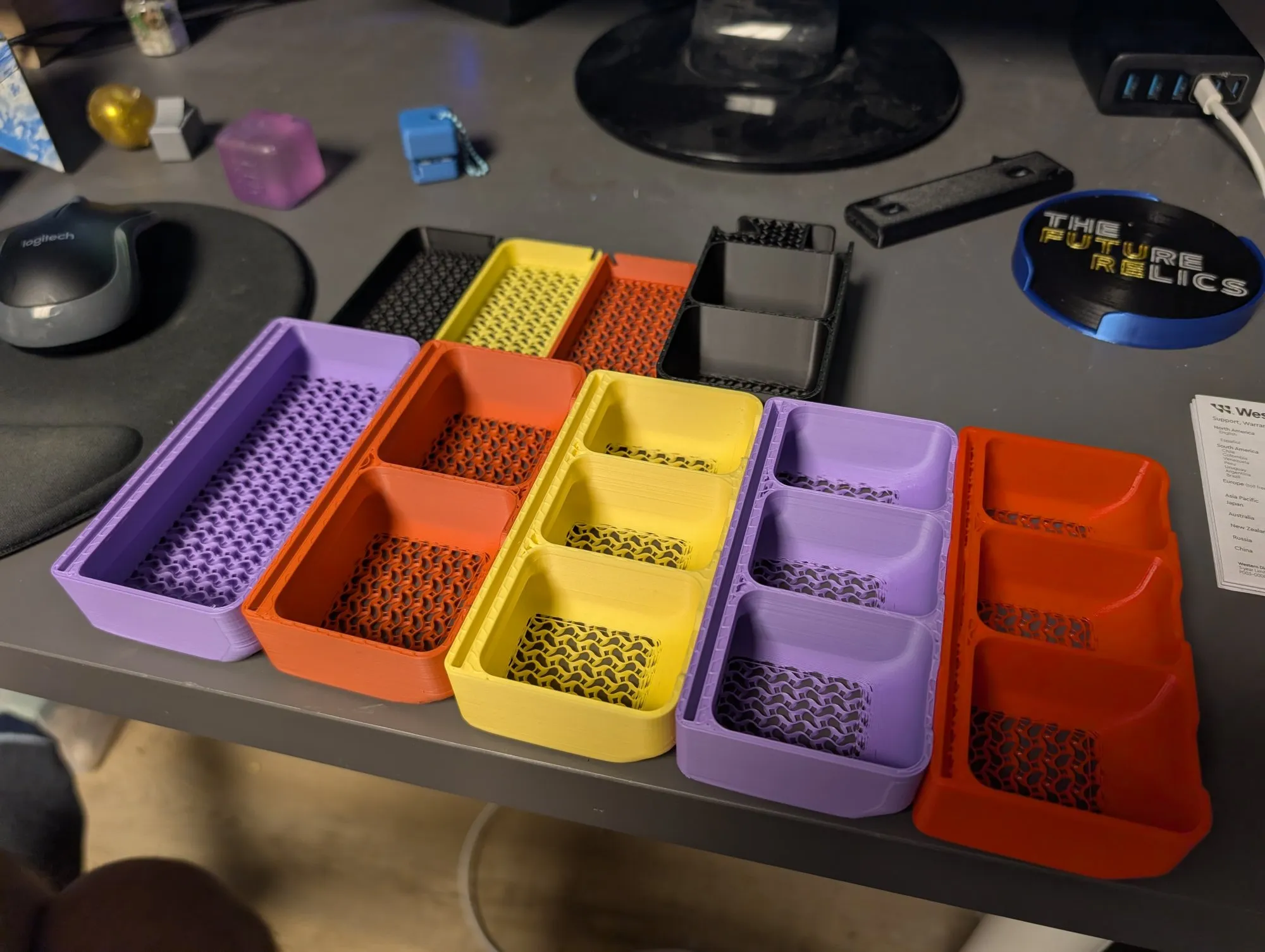 Colourful Flex Box storage bins